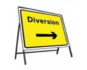 Diversion Right Sign
